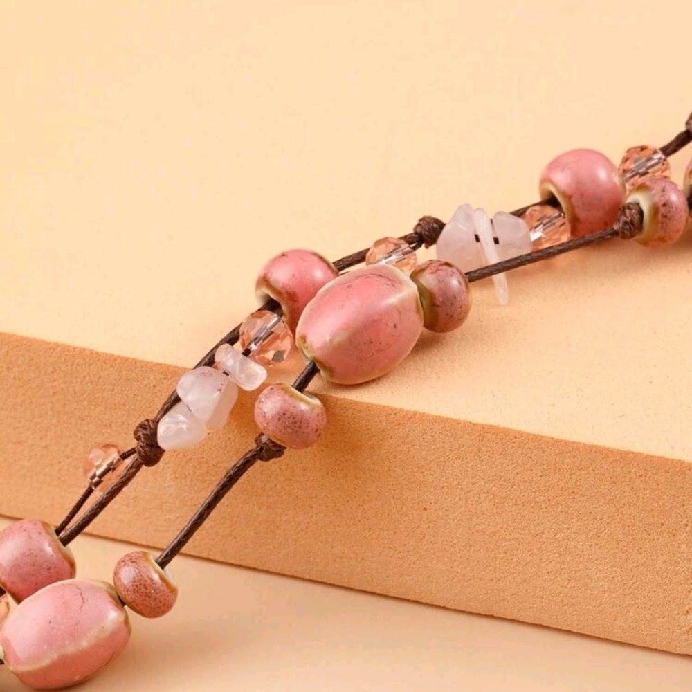 🍉5 for $25* Beaded Loop Bracelet - Picture 3 of 3